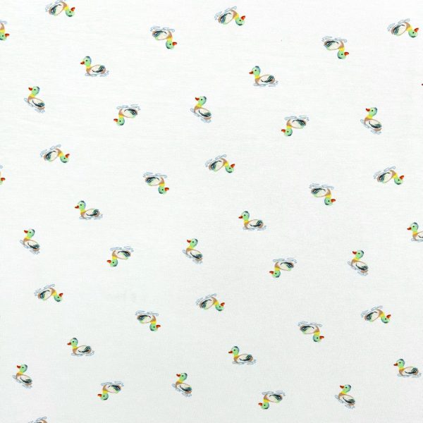 Little Quacks Bamboo Cotton Jersey Fabric - Image 5