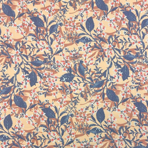 Charming Bouquets Stretch Cotton Poplin Fabric - Image 7