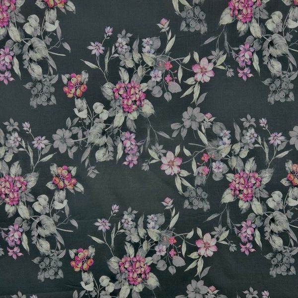 Autumn Bloom Cotton Lawn Fabric - Image 5