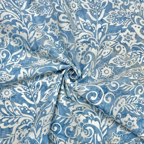 Abstract Designs Cotton Batik Fabric - Image 6