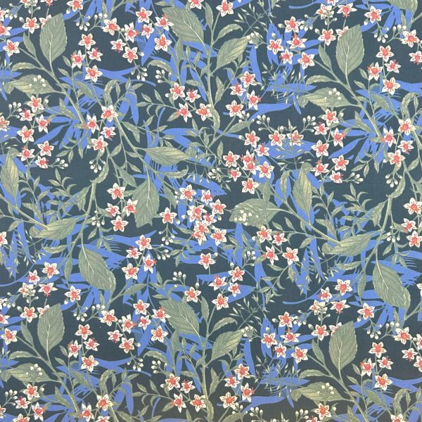 Charming Bouquets Stretch Cotton Poplin Fabric - Image 3