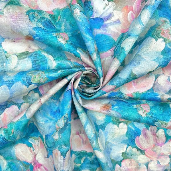 Soft Petals Cotton Lawn Fabric - Image 4