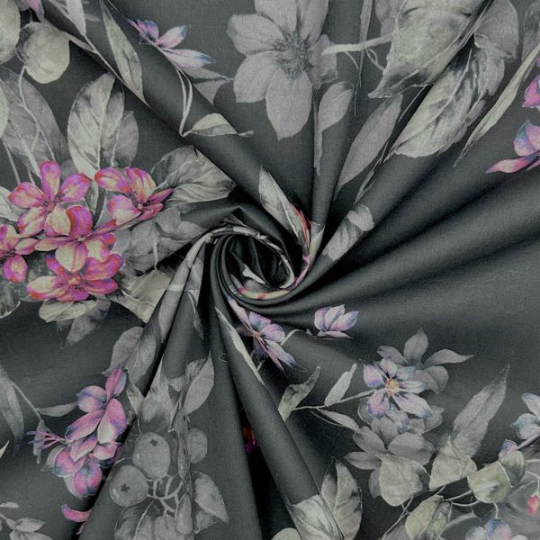 Autumn Bloom Cotton Lawn Fabric - Image 6