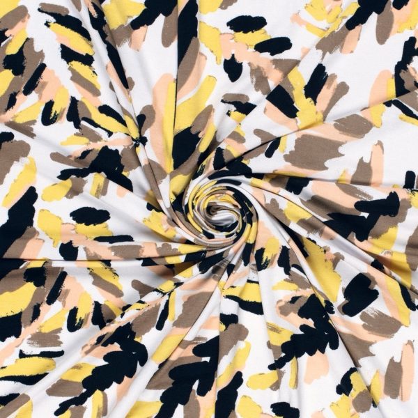 Painter's Garden Viscose Jersey Fabric - Image 9