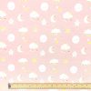 Starry Skies Bamboo Cotton Jersey Fabric - Image 2