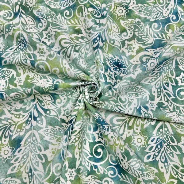 Abstract Designs Cotton Batik Fabric - Image 4