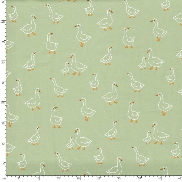 Goosey Grove Cotton Jersey Fabric - Image 2