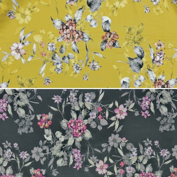 Autumn Bloom Cotton Lawn Fabric