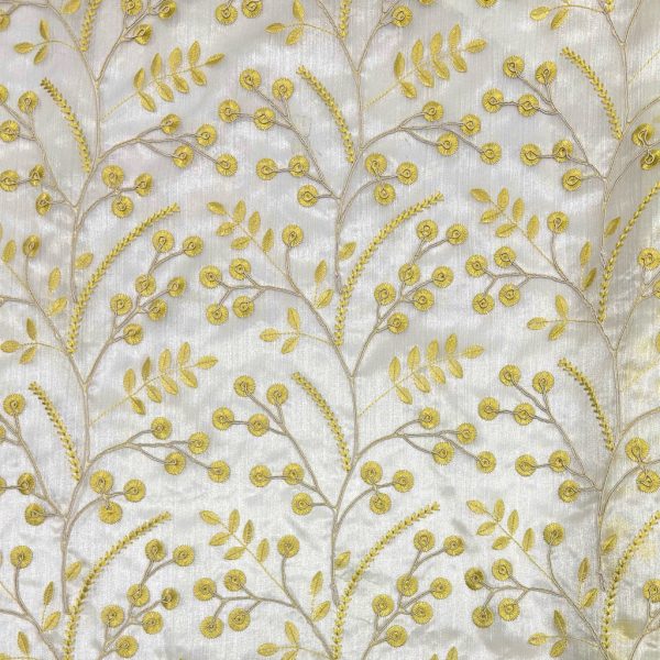 Floral Lace Embroidery Curtain Voile Fabric - Image 5