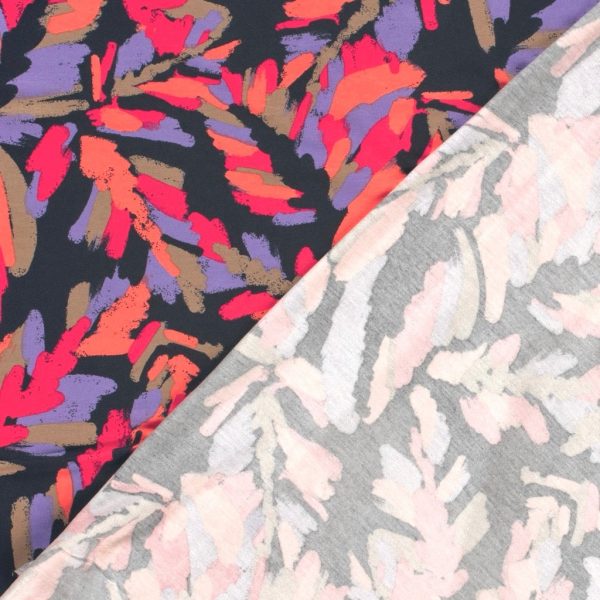 Painter's Garden Viscose Jersey Fabric - Image 5