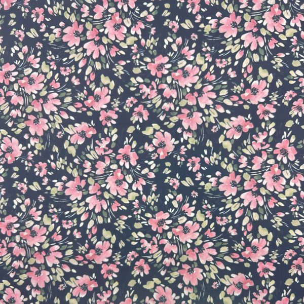 Spring Paradise Stretch Cotton Poplin Fabric - Image 5