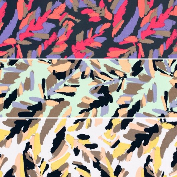 Painter's Garden Viscose Jersey Fabric