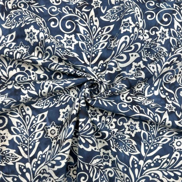 Abstract Designs Cotton Batik Fabric - Image 8