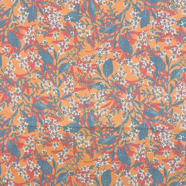 Charming Bouquets Stretch Cotton Poplin Fabric - Image 5