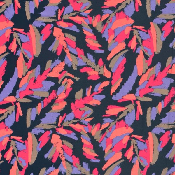 Painter's Garden Viscose Jersey Fabric - Image 2