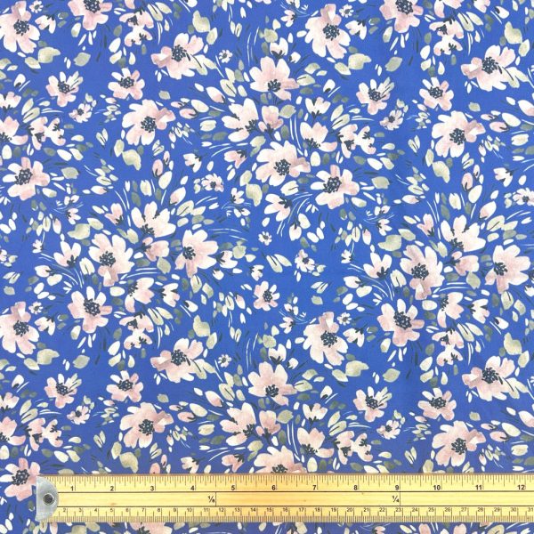 Spring Paradise Stretch Cotton Poplin Fabric - Image 2