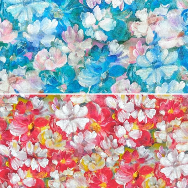 Soft Petals Cotton Lawn Fabric