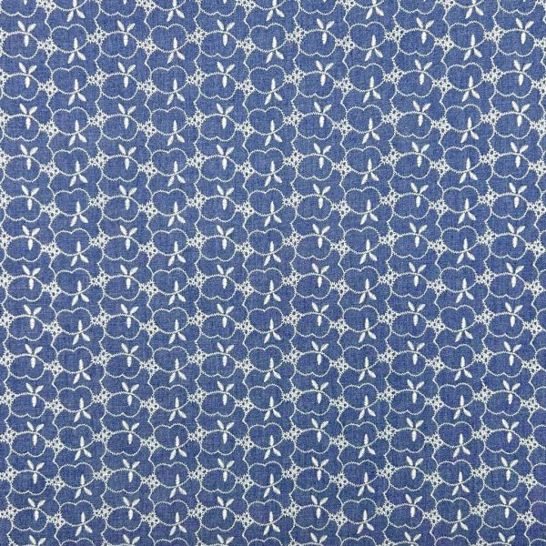 Soft Bloom Chambray Denim Fabric