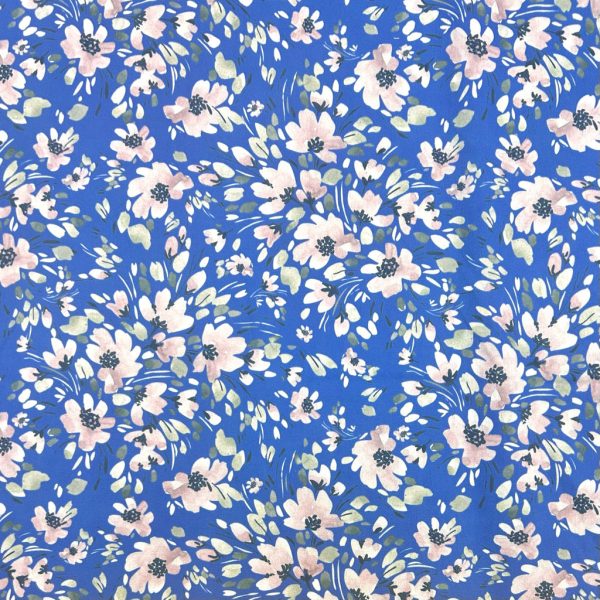 Spring Paradise Stretch Cotton Poplin Fabric - Image 3
