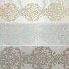 Floral Sheer Embroidery Curtain Voile Fabric