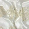Floral Sheer Embroidery Curtain Voile Fabric - Image 6