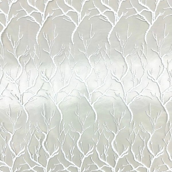 Shimmer Lace Embroidery Curtain Voile Fabric - Image 6