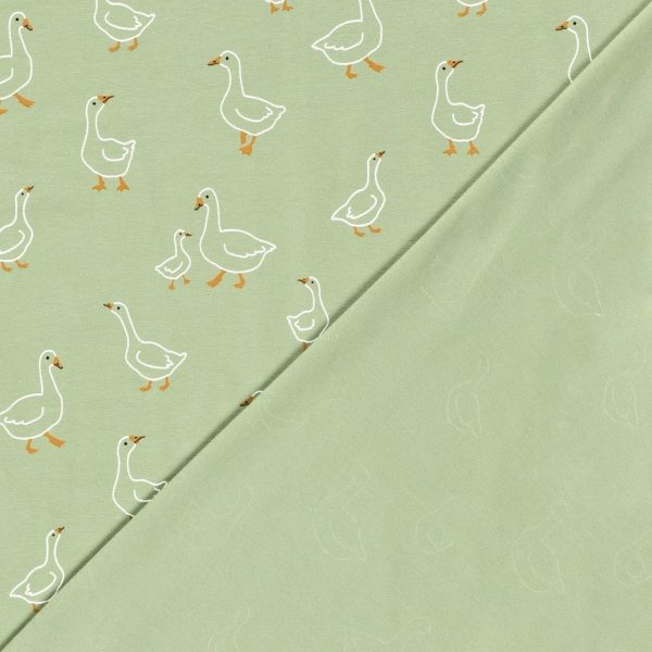 Goosey Grove Cotton Jersey Fabric - Image 4