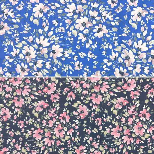 Spring Paradise Stretch Cotton Poplin Fabric