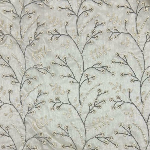 Floral Lace Embroidery Curtain Voile Fabric - Image 7