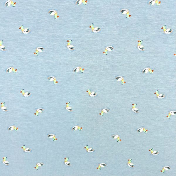 Little Quacks Bamboo Cotton Jersey Fabric - Image 7