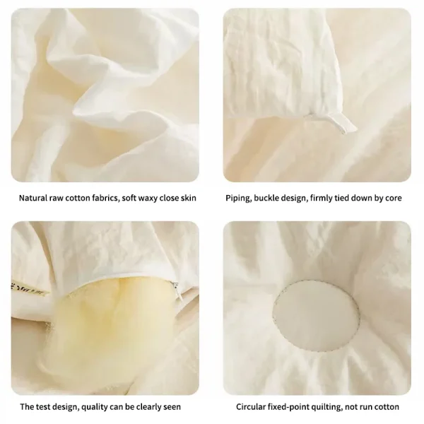Raw Cotton Soybean Quilt Spring and Autumn Quilt Thickened Winter Quilt - Image 5